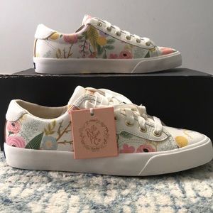 NWT Keds Leather Garden Party Crew Kick 75 Sneaker